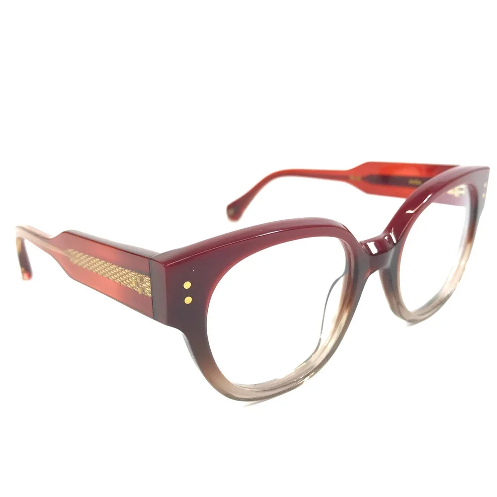 Alfred Kerbs Eyeglasses Frames ANITA RD Red Gradient Cat Eye Full Rim 50-20-140